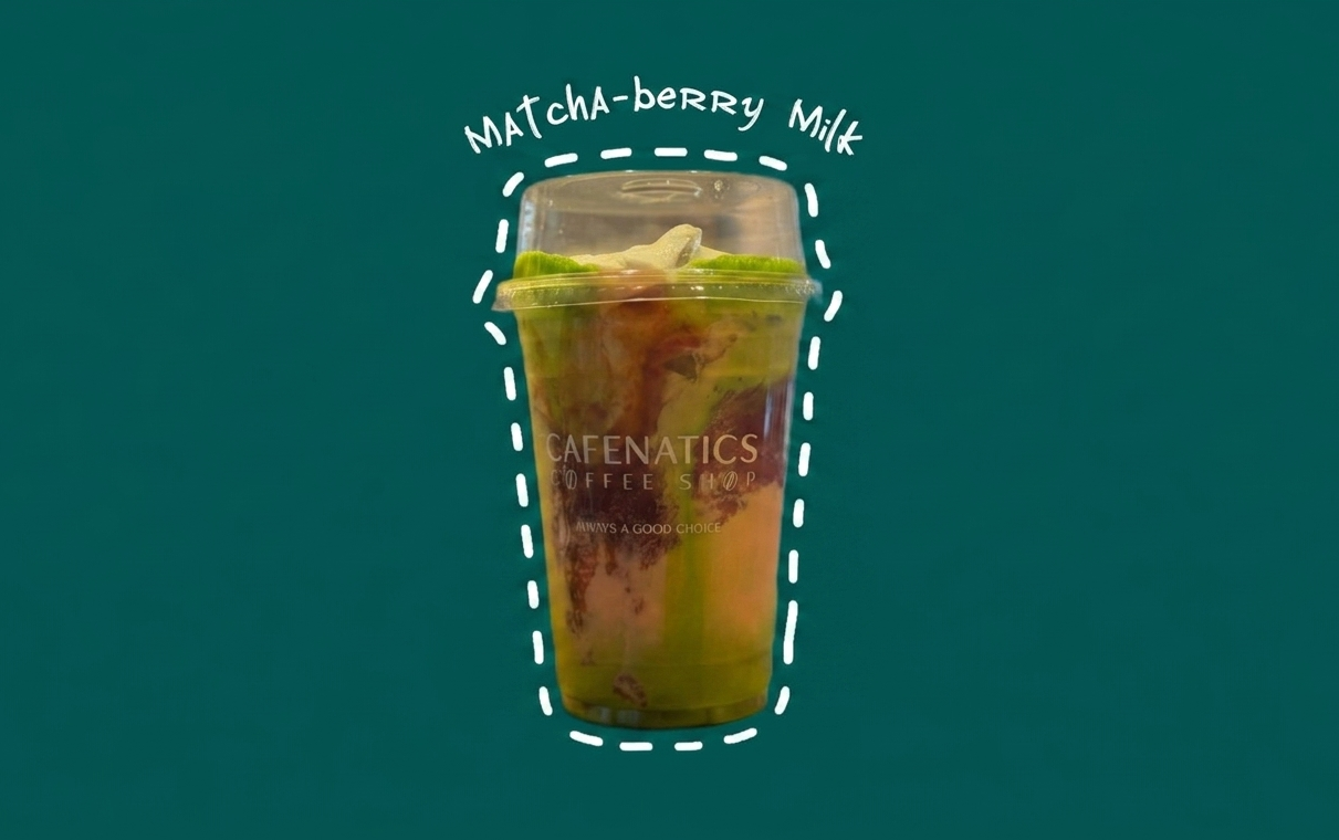 Matcha Berry Milk